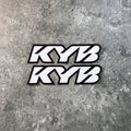 KYB FORK DECALS